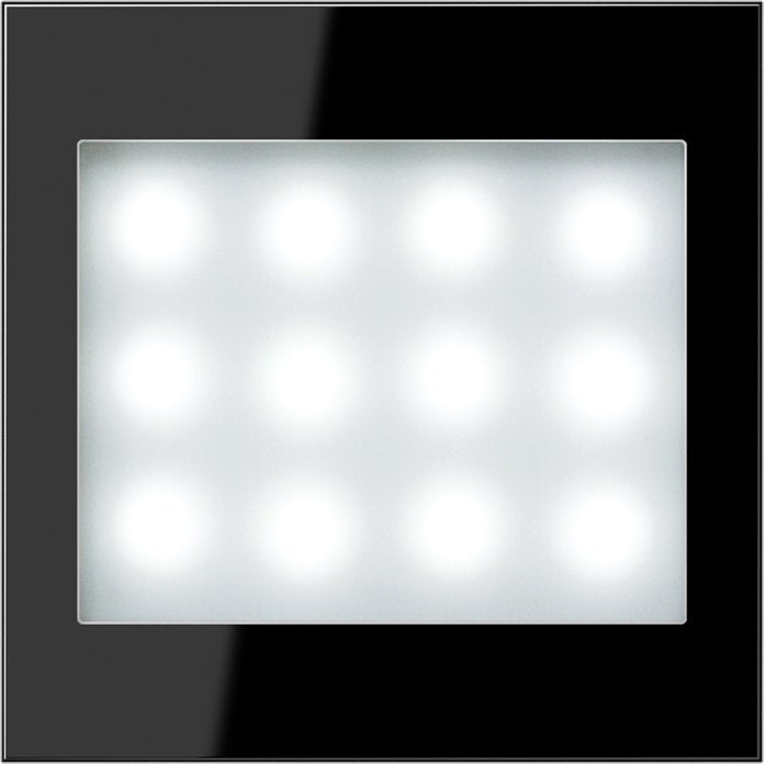 Jung - Beleuchtungseinsatz für Installationsschalterprogramme LED-Leselicht sw LS 539 SW LED LW-12 weiße LEDs