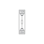 WAGO GmbH & Co. KG - Bauelement-Reihenklemme Bauteilmodul m. Widerstand 289-128/001-000 Widerstand 2K4