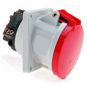 Bals Elektrotech - CEE-Anbausteckdose (IEC 60309) Anbausteckdose geneigt 63A 12074 4p 400V 6h IP44