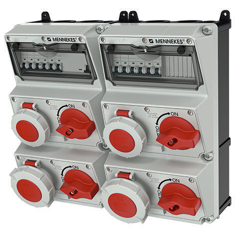 Mennekes - CEE-Steckdosen-Kombination (IEC 60309) AMAXX Steckdosen-Kombi 900005 IP67
