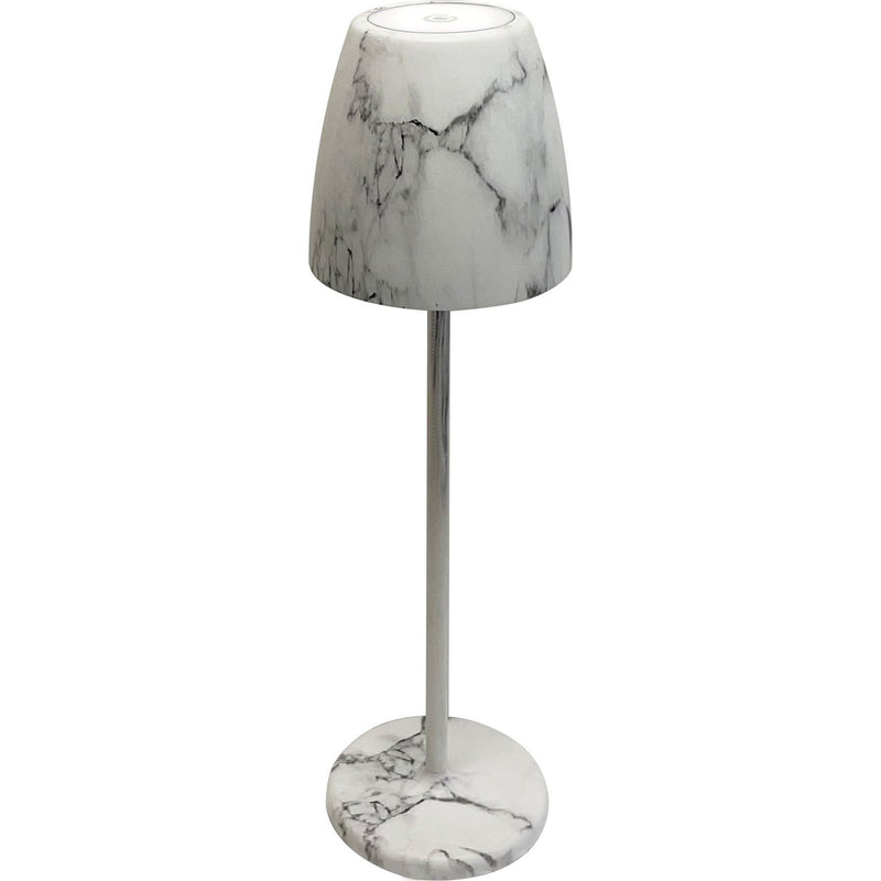 Megatron - Tischleuchte LED-AKKU Tischleuchte MT68056 827 Marble WH