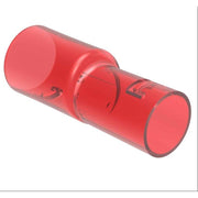 Primo - Muffe für Installationsrohre Übergangsmuffe M20-M25 P833 transparent-rot − 50 Stück