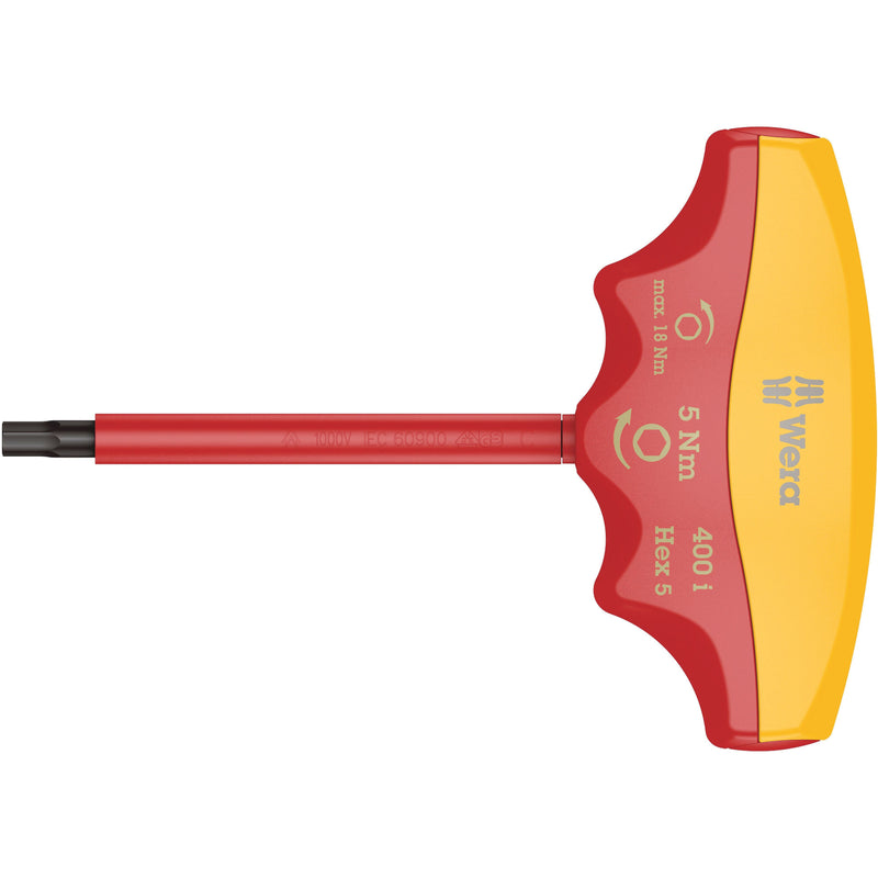 Wera - Innensechskant-Schraubendreher Hex Drehmomentindikator 5004980001 VDE 4,0x90 5Nm
