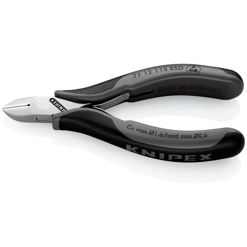 Knipex - Seitenschneider Elektronik-Seitenschneider 77 12 115 ESD ESD, 115mm