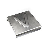 ABB Stotz S&J T&B - Kabelmarkierungssystem Markierungszeichen YID-CHAR-V V4A "V" − 100 Stück