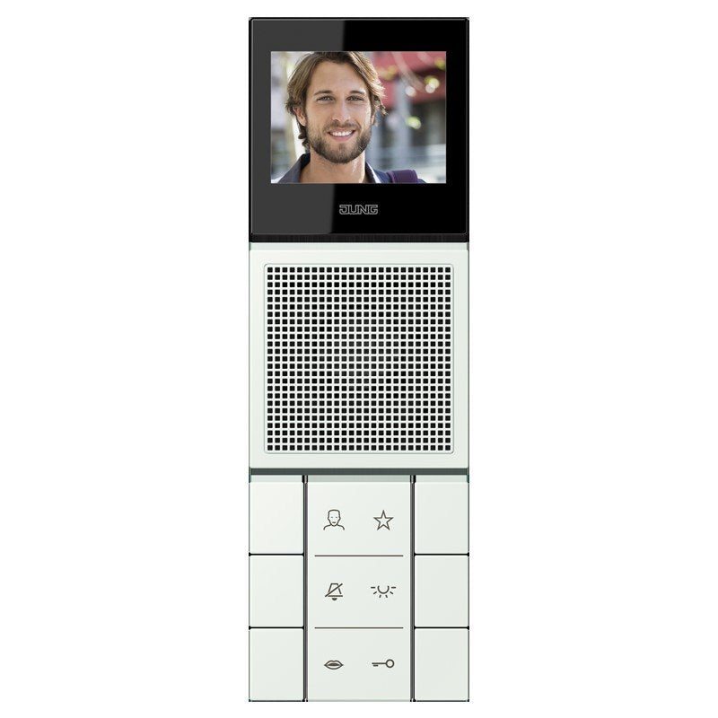Jung - Innenstation für Türkommunikation SIB Video-Innenstation SI VI LC 627 210 LS 32024