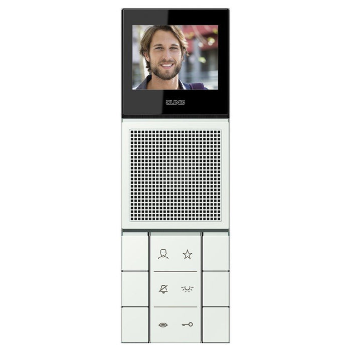 Jung - Innenstation für Türkommunikation SIB Video-Innenstation SI VI LC 627 210 LS 32024  − 1 Stück
