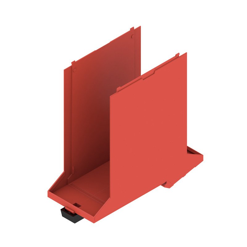 Weidmüller - Elektronik-Leergehäuse Basiselement IP20 verbaut. CH20M45 B RD/BK 2014 Zustand Kunstoff − 6 Stück