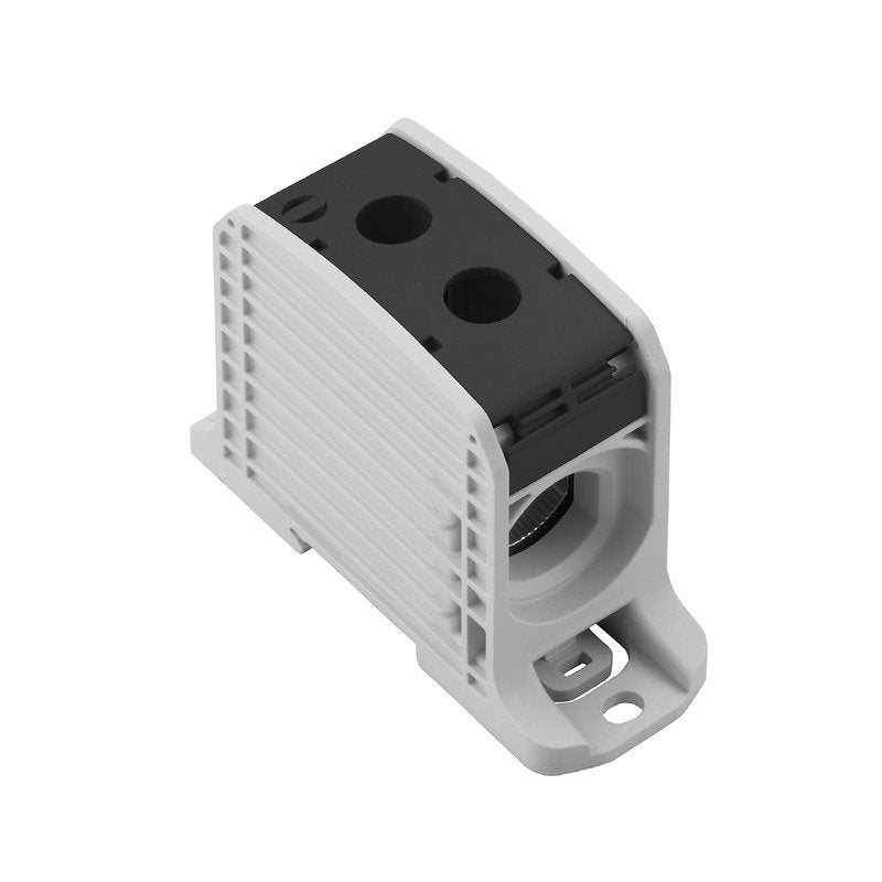 Weidmüller - Durchgangs-Reihenklemme Potentialverteilerklemme WPD1321X185/1X185BK 185, 250A, Pole: 1