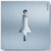 Siedle&Söhne - Kennzeichnungsmaterial Orientierungsschild OSP 0010 154x154mm Damen