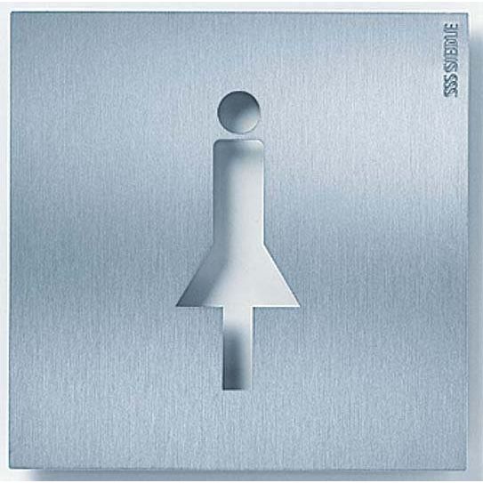 Siedle&Söhne - Kennzeichnungsmaterial Orientierungsschild OSP 0010 154x154mm Damen