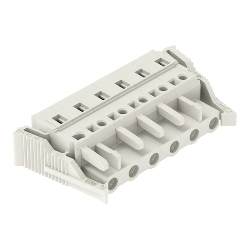 WAGO - Kabelsteckverbinder für Leiterplattensteckverbinder 1-Leiter-Federleiste 721-206/037-000 CAGECLAMP 2,5mm²,lgr − 25 Stück