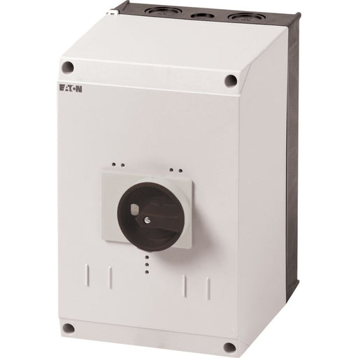 Eaton - Leergehäuse für Schaltgeräte Isolierstoffgehäuse CI-K4 260360 +Drehgriff schw/grau