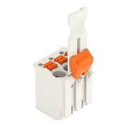 WAGO - Ein- und mehrpolige Klemmenleiste 1-Leiter-Federleiste 2091-1103/002-000 Push-inCAGECLAMP,lgr − 100 Stück