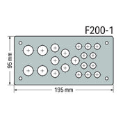 WAGO - Frontplatte (Schaltschrank) Flanschplatte 850-818/002-001