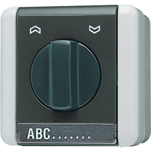 Jung - Jalousieschalter/-taster Jalousie-Drehschalter 834.20 W 10AX 250V 2-pol