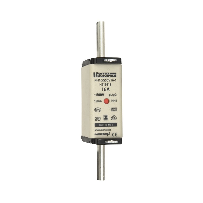 Mersen - Messersicherung Sicherungseinsatz NH Sond. NH00GG50V100 gG Gr.00 100A sfü KM − 3 Stück