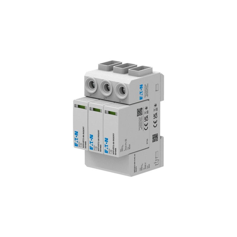 Eaton - Überspannungsableiter für Energietechnik/Stromversorgung PV-Überspannungsschutz SPPVRT2-600-2+PE-AX 600V,Klasse2geprüft