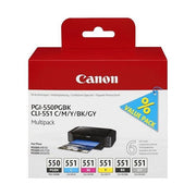 Canon - Verbrauchsmaterial für Telefax/Drucker/MFC Tinten Multipack PGI-550PG