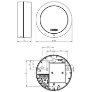 Grothe - Gong Funkgong-Set CALIMA 50 Wandmontage