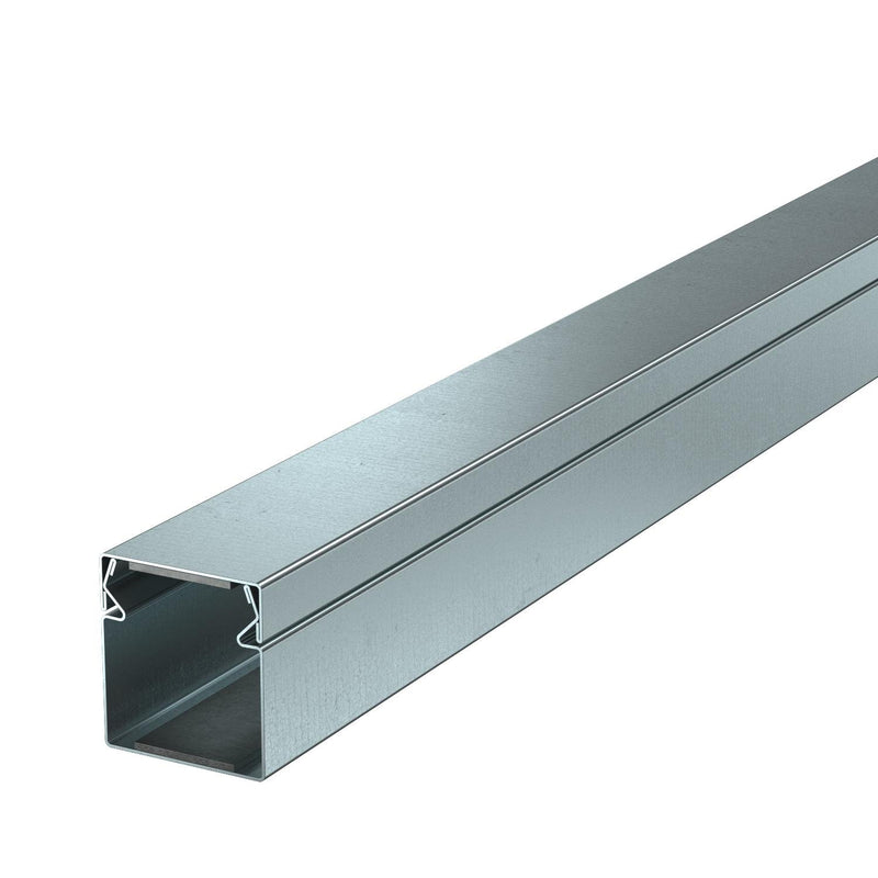 OBO Bettermann - Brandschutzkanal Installationskanal Metall PLM D 0404 FS m Brandschutzgewebe − 2 Meter