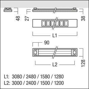 Zumtobel Group - Decken - /Wandleuchte LED - Anbauleuchte CLEVO MSC  #42190664