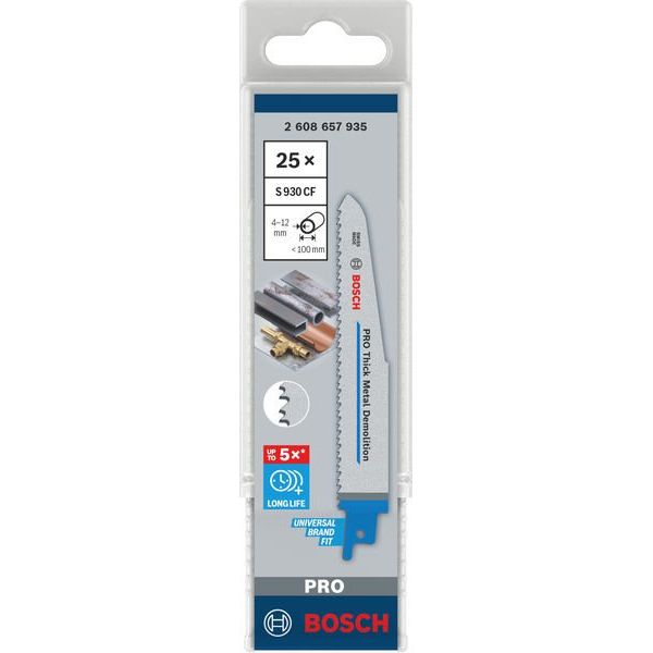 Bosch - Säbelsägeblatt PRO Thick Metal Demolition 2608657935 S930CF