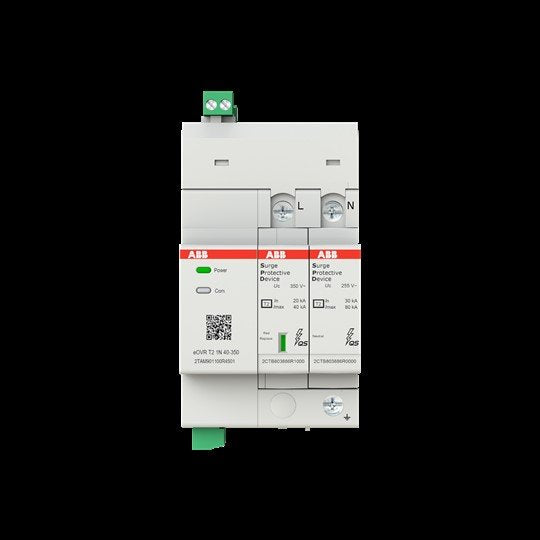 ABB Stotz S&J - Überspannungsableiter für Energietechnik/Stromversorgung digitaler SP eOVR T2 1N 40-350
