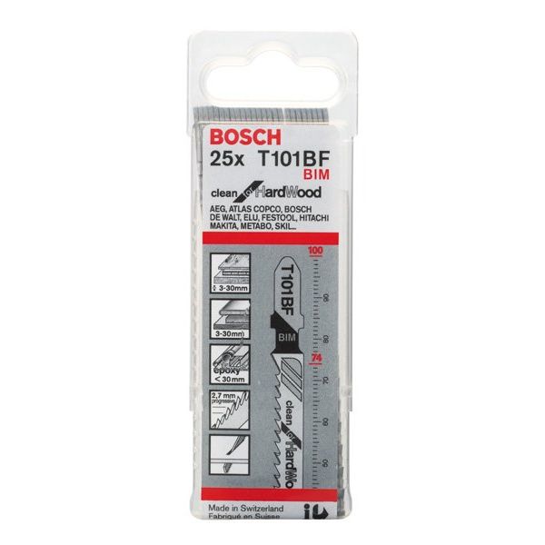 Bosch - Stichsägeblatt PRO Hardwood clean T101BF 2608634988 Stichsägeblatt 100