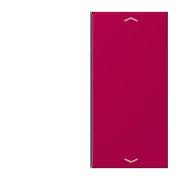 Jung - Abdeckung/Bedienelement für Installationsschalterprogramme Taste 2fach m. Pfeilsymb. LC 402 TSAP 230 rouge rubia