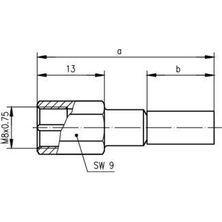Telegärtner - Koax-Steckverbinder FME-Kabelstecker 100025646 LC cr/cr − 5 Stück