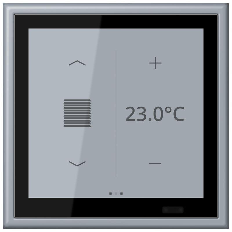 Jung - Bussystem-Mehrfach Bediengerät KNX Raumcontroller LC 459 D1 S 257 gris clair 59