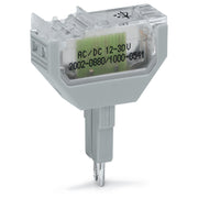 WAGO - Bauelementestecker 2002-880/1000-541 2-polig,LED rot,grau − 50 Stück