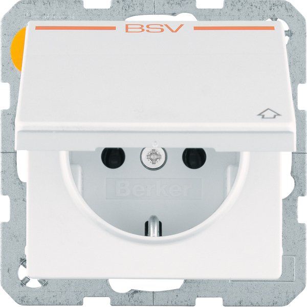 Berker - Steckdose Schuko 47516099 Aufdr.BSV,Q.x pws
