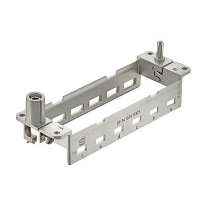 Harting - Modulträgerrahmen für Industriesteckverbinder Gelenkrahmen 6 Module 09140240319 A-F Baugröße: 16B − 2 Stück