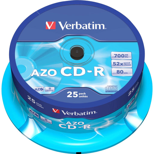Verbatim - Speichermedium digital CD-R 80min/700MB/52x 43352 (VE25) Cakebox (25 Disc)