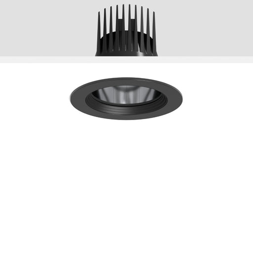 RZB - Downlight/Strahler/Flutlicht LED-Einbaudownlight 901764.003 930, schwarz
