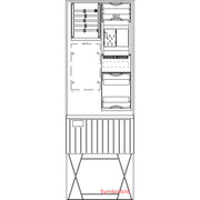 Elsta Mosdorfer - Zähler-Komplettschrank Zähleranschlusssäule ZS321B.N1.24 A320 N1 1Z BKEI 24TE