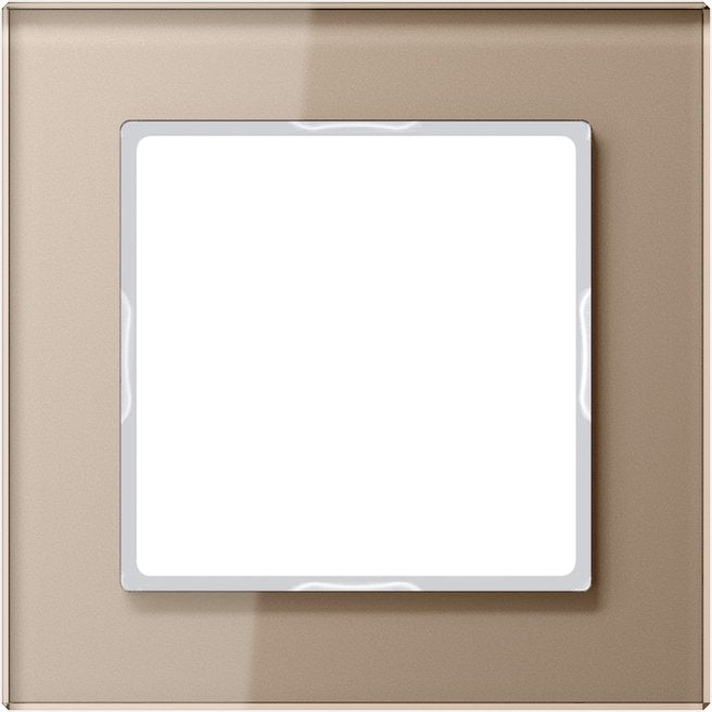 Jung - Abdeckrahmen Glasrahmen 1fach champ AC 581 GL CH waage-/senkrecht
