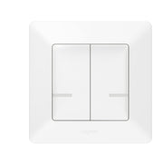 Legrand - Funksender Wandsender 2-Fach Legrand 752187 Ultraweiss