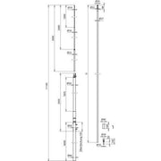 DEHN - Fangeinrichtung für Blitzschutz Fangmast FM60L11MIPHVI#819760 m. Leitung D27mm