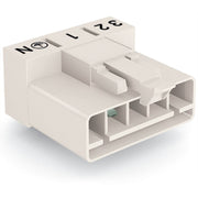 WAGO - Leiterplattensteckverbinder Stecker für Leiterplatten 890-835/011-000 5-polig,weiß − 50 Stück