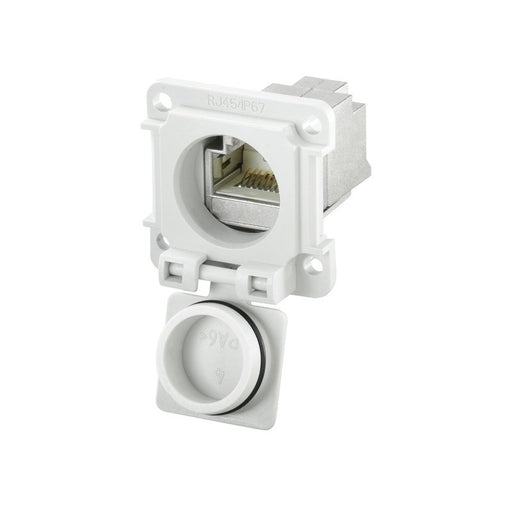 Weidmüller - Modularer Steckverbinder Einbauflansch IE-XM-RJ45/RJ45-IP67 RJ45 Buchse/Buchse