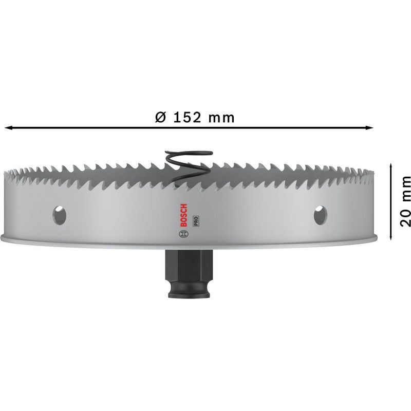 Bosch - Lochsäge PRO Sheet Metal PC Plus 2608594472 Lochsäge, 152 mm