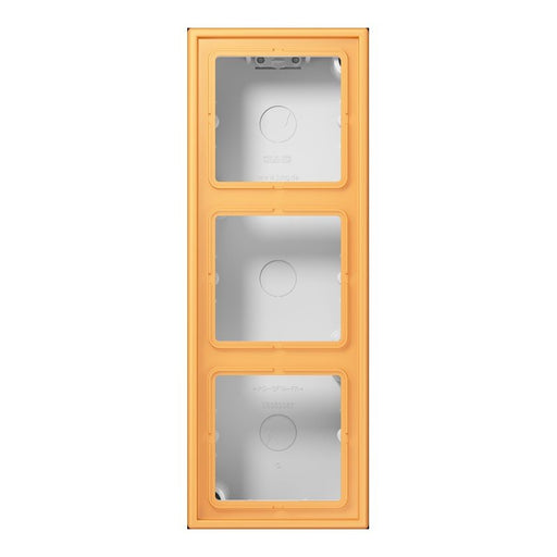 Jung - Aufputzgehäuse für Unterputzgerät Aufputz-Kappe 3fach LC 583 A 254 ocre jaune clair