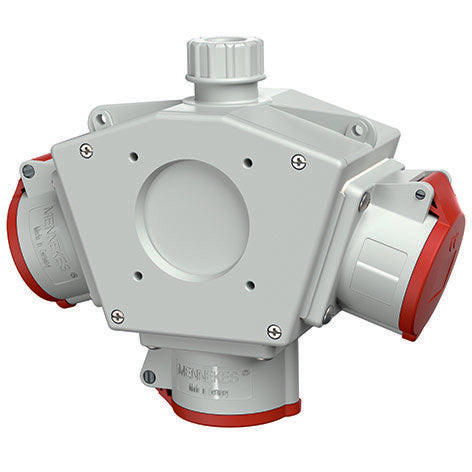 Mennekes - CEE-Steckdosen-Kombination (IEC 60309) DELTA-BOX 92917 3xCEE16A,5P,400V