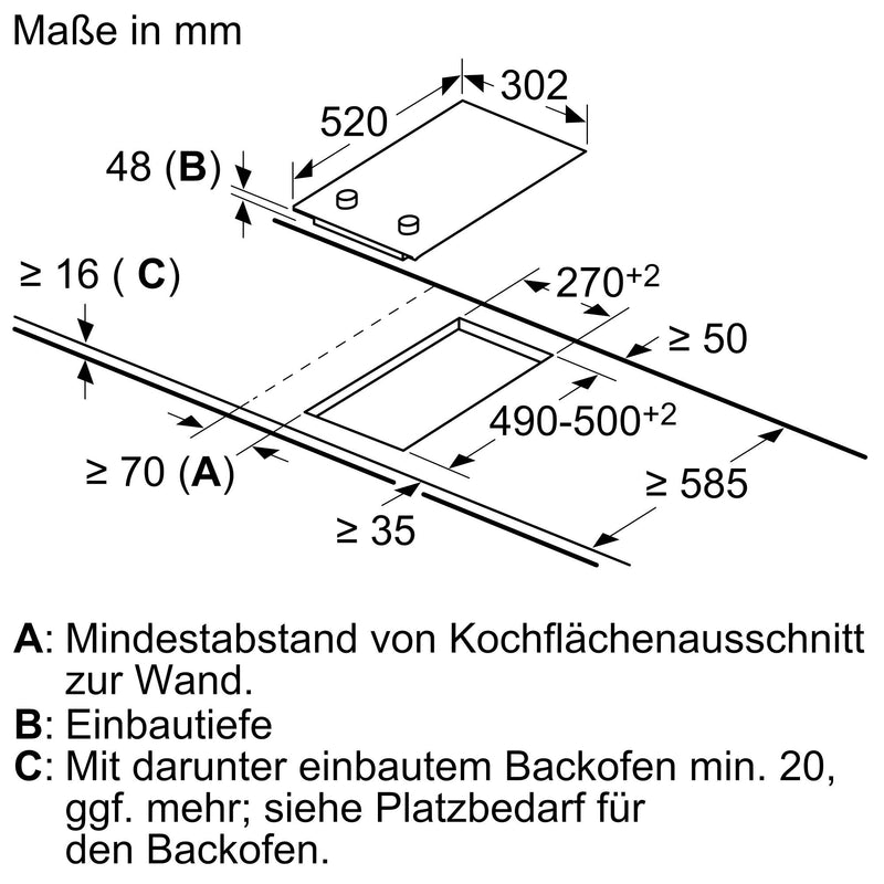 Siemens - Kochfeld EB-Autark-Kochfeld ET375CFA1E iQ300,Domino