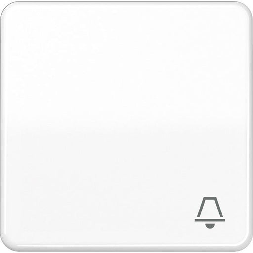 Jung - Abdeckung/Bedienelement für Installationsschalterprogramme Wippe Symbol KLINGEL aws CD 590 BFK WW für Taster