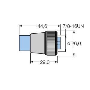 Turck - Zubehör/Ersatzteile für Steuerungen Busabschlusswiderstand RKM 57-TR2
