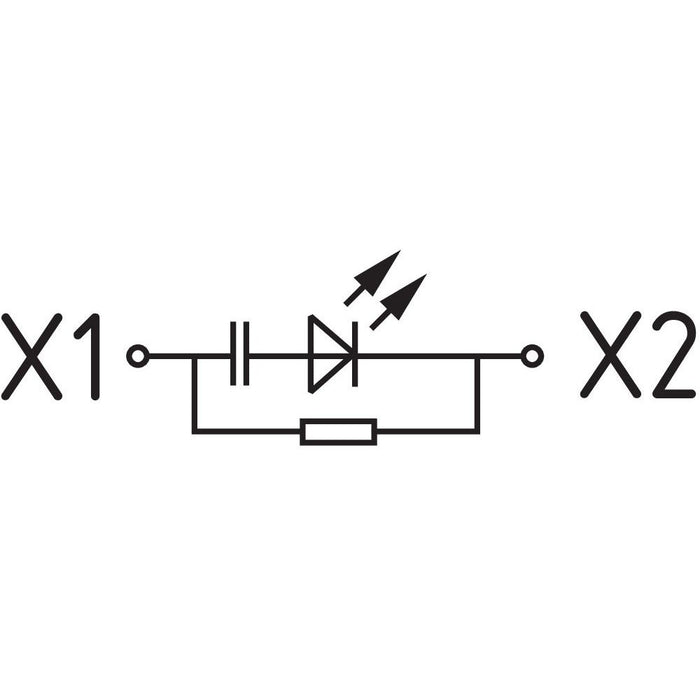 Schmersal - Lampenfassungsblock für Befehls- und Meldegeräte LED-Leuchtelement ELDE.NGB230 gelb  − 1 Stück
